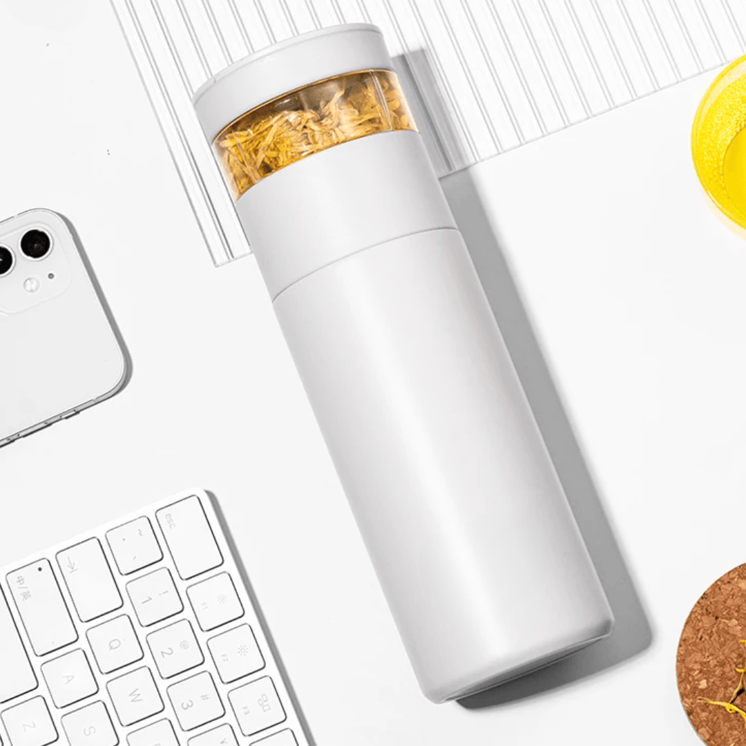 Minimalist Thermal Flask with Tea Infuser | Fast Delivery in Lebanon